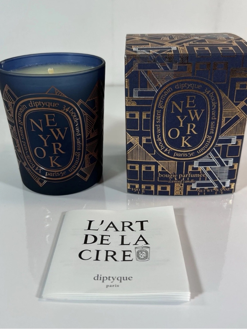 Diptyque New York City Candle Limited Edition 190g 6.7oz- Like New, Open Box